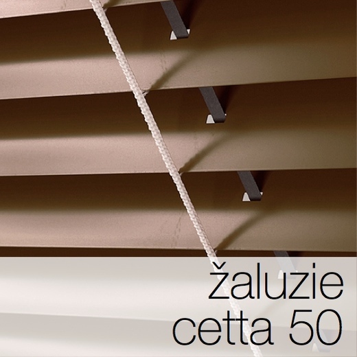 Venkovní žaluzie Cetta 50, venkovní hliníkové žaluzie - světloAstín.cz