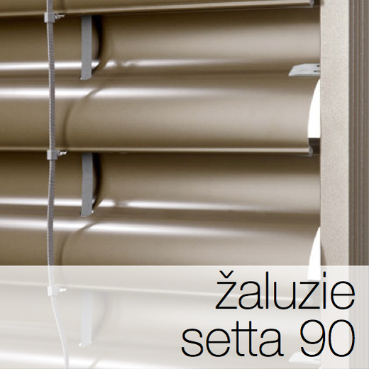 Venkovní žaluzie Setta 90, venkovní hliníkové žaluzie - světloAstín.cz