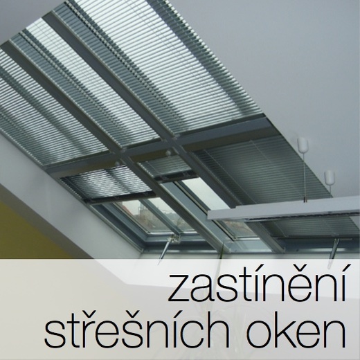 Zastínění střešních oken, rolety do střešních oken, žaluzie do střešních oken - světloAstín.cz