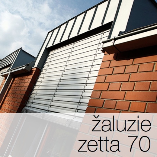 Venkovní žaluzie Zetta 70, venkovní hliníkové žaluzie - světloAstín.cz